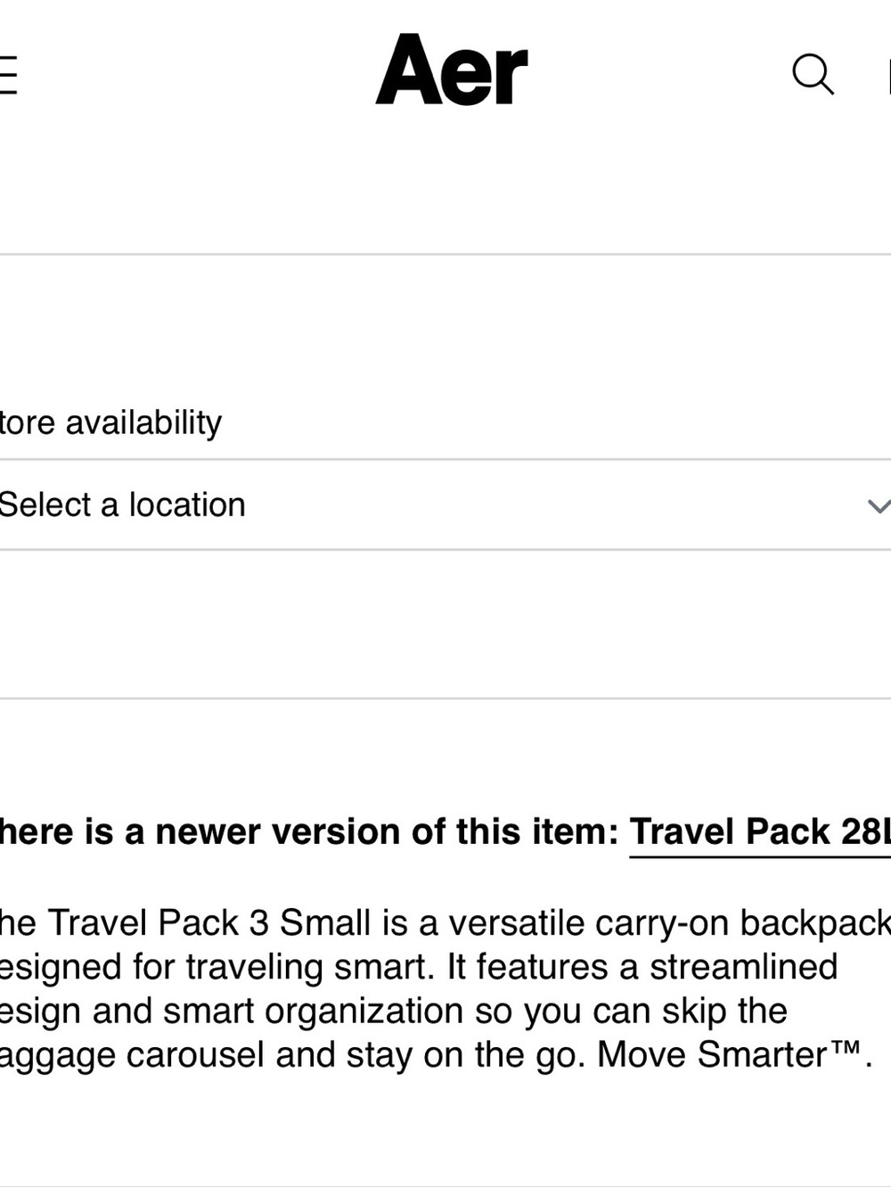 Aer Travel Pack 3 28L - Picture 9 of 14